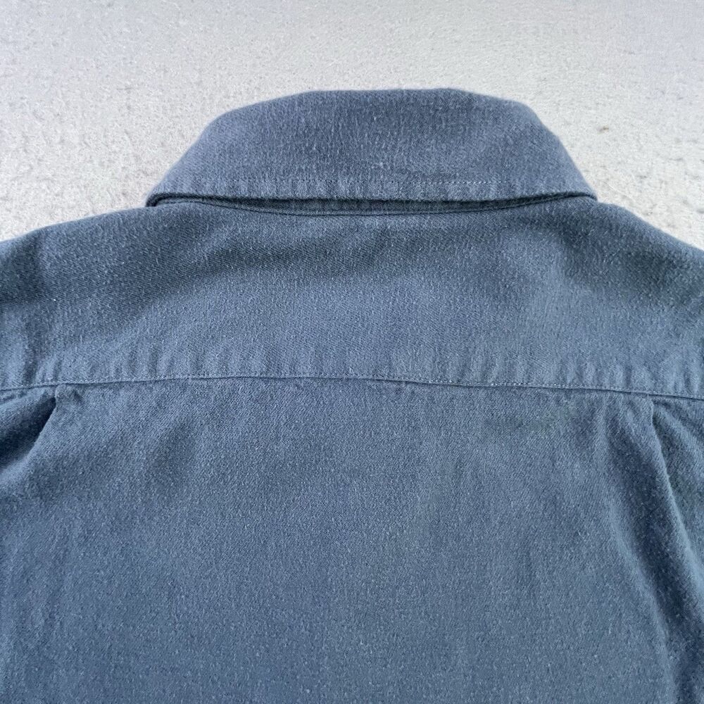 Free Fly Shirt Men's XL Blue Bamboo Cotton Blend Long Sleeve Button Up Pocket - Picture 8 of 11
